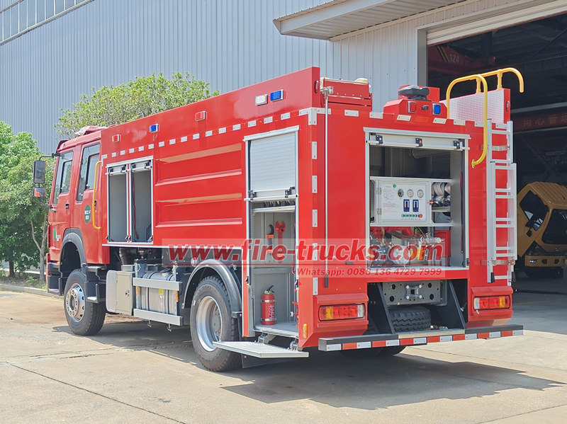 HOWO 8000L fire tanker truck HOWO 8000L fire tanker truck