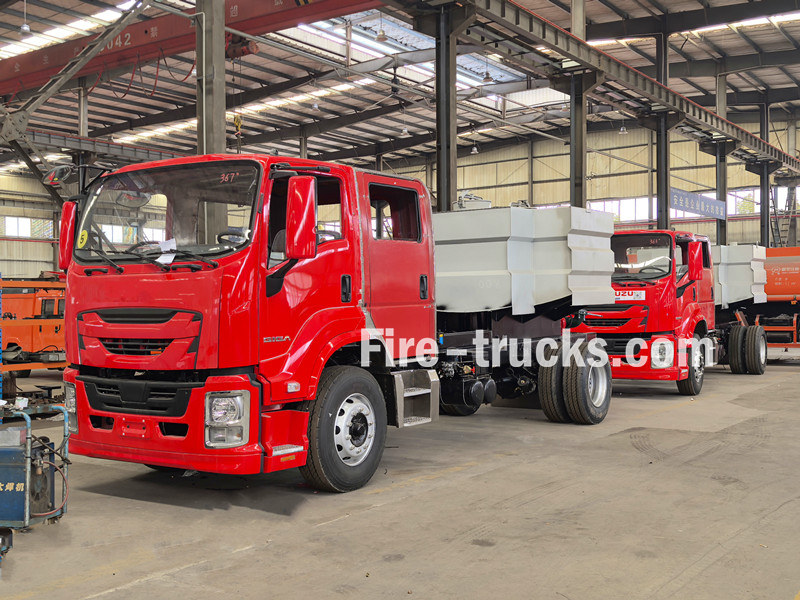 Isuzu GIGA 4X powder fire fighting truck
