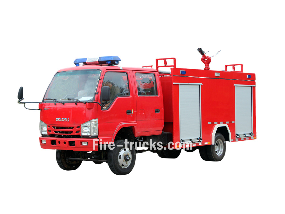 Bahama Isuzu 4x4 drive small fire truck