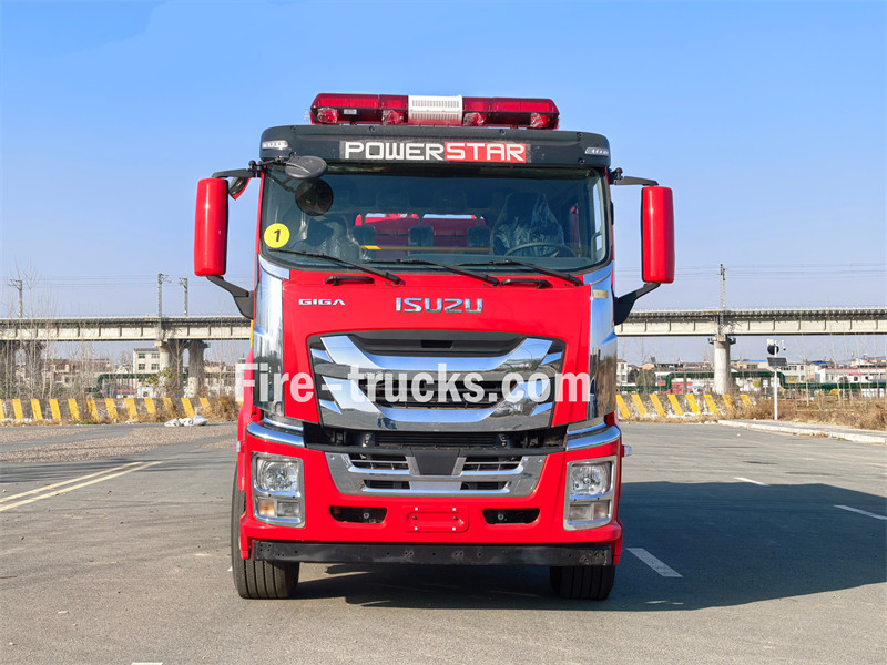 isuzu FVZ truck mounted 10 cbm water foam tanker