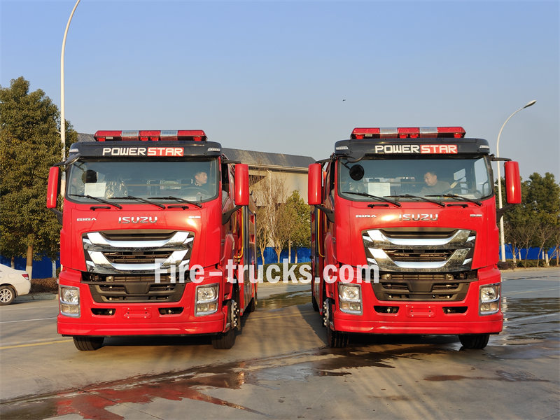 isuzu 5000 liters water fire tender