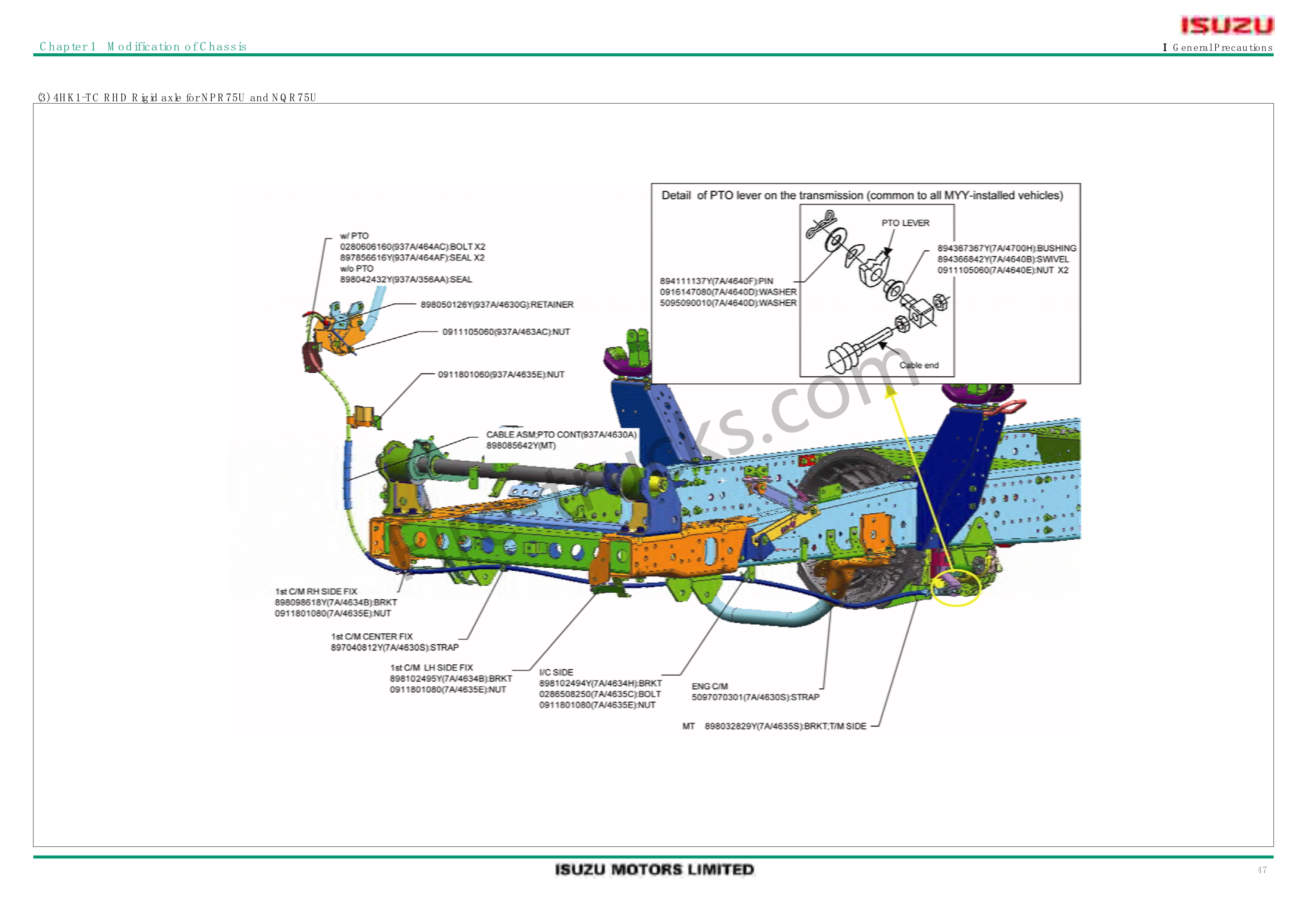 Isuzu Fire Fighting Vehicle Body Builder Handbook Isuzu Fire Fighting Vehicle Body Builder Handbook