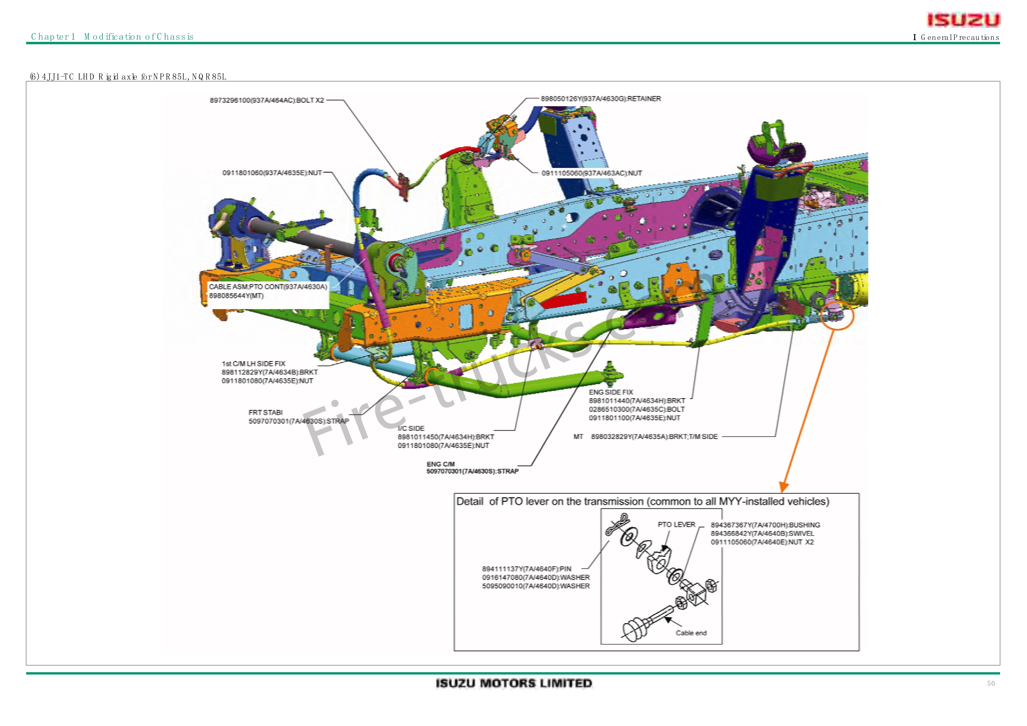 Isuzu Fire Fighting Vehicle Body Builder Handbook Isuzu Fire Fighting Vehicle Body Builder Handbook