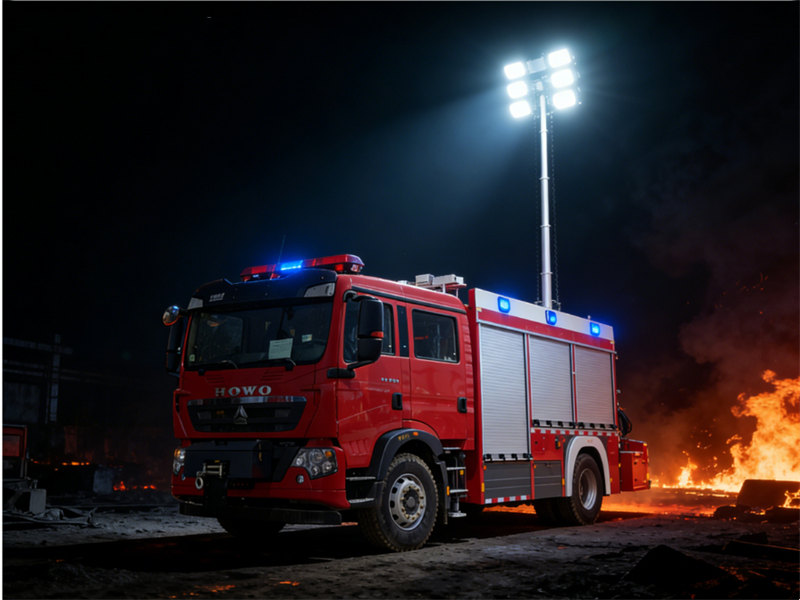HOWO CAFS fire foam truck HOWO CAFS fire foam truck