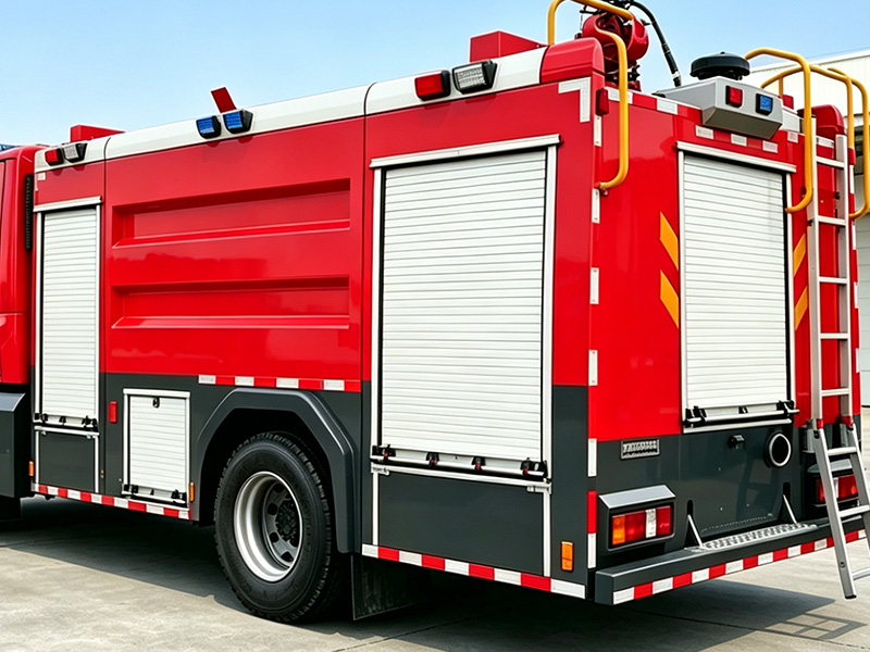 fire truck foam tank capacity and material