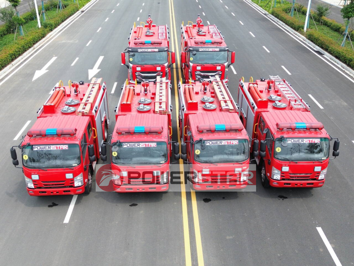 Morocco ISUZU Fire Rescue Vehicles