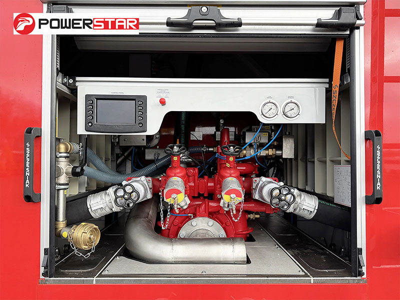 MAN TGS 33.400 6x4 Foam Rescue Truck Pump Room MAN TGS 33.400 6x4 Foam Rescue Truck Pump Room