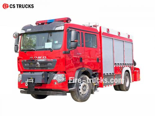 HOWO Emergency Rescue Fire Fighting Truck