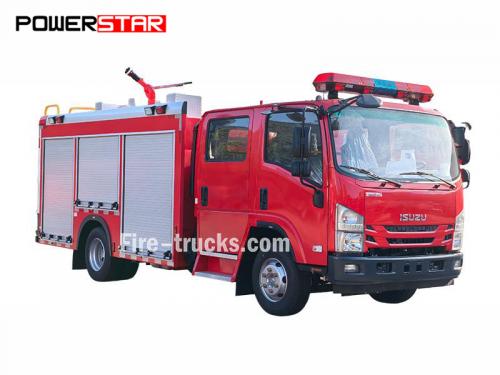 ISUZU NPR 190HP Water Pumper Fire Rescue Truck - POWERSTAR Trucks