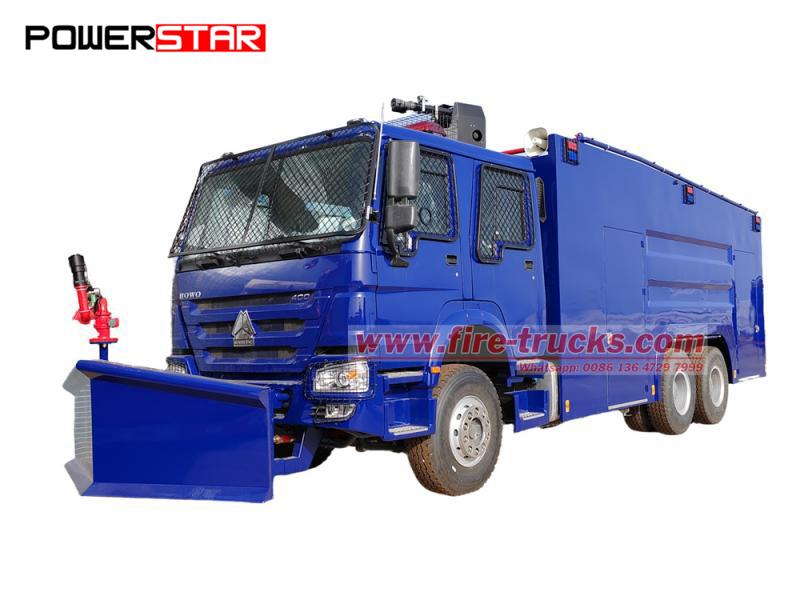 HOWO armored crowd control riot truck