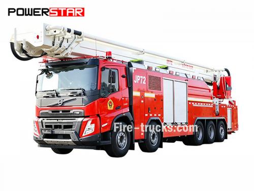 72 Meter Aerial Ladder Fire Fighting Foam Fire Truck - POWERSTAR Trucks