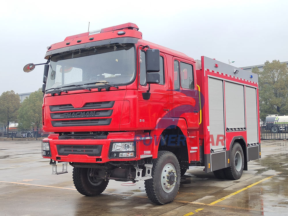 Camión de bomberos cisterna Shacman 4x4